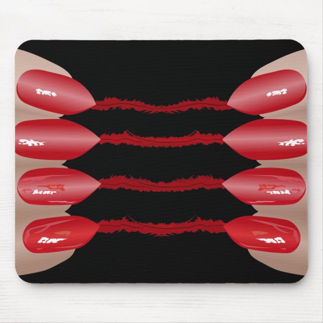 Vampire finger V.2 Mouse Pad (Front)