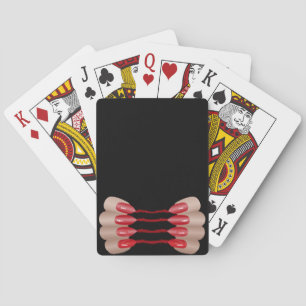 Vampire finger V.2 Playing Cards