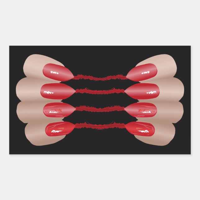 Vampire finger V.2 Sticker (Front)