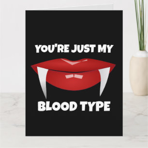 VAMPIRE FUNNY BIRTHDAY GREETING CARD