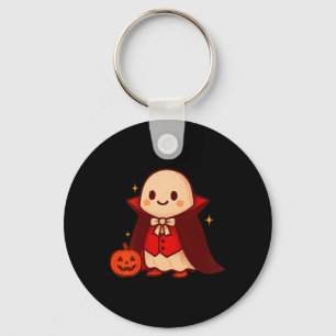 Vampire Ghost Shirt Cute Dracula Halloween Pumpkin Keychain