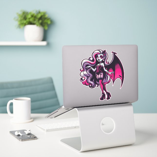 Vampire Ghoul (Laptop On Desk)