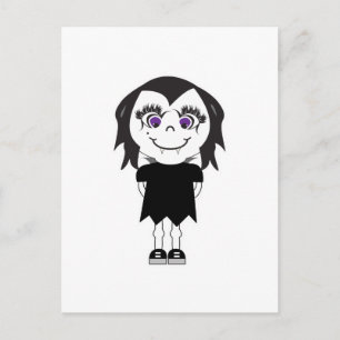 Vampire Girl Full Body Postcard