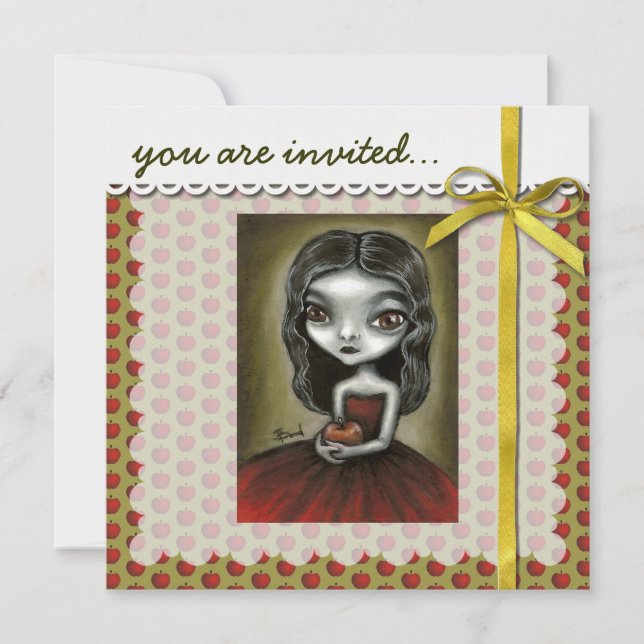 Vampire girl invitations (Front)