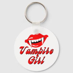 Vampire girl keychain