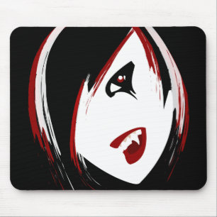 Vampire Girl Mouse Pad