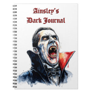 Vampire Gothic Dark  Notebook