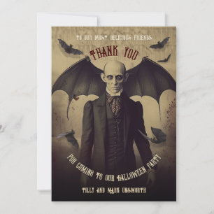 Vampire gothique vintage Dracula Merci
