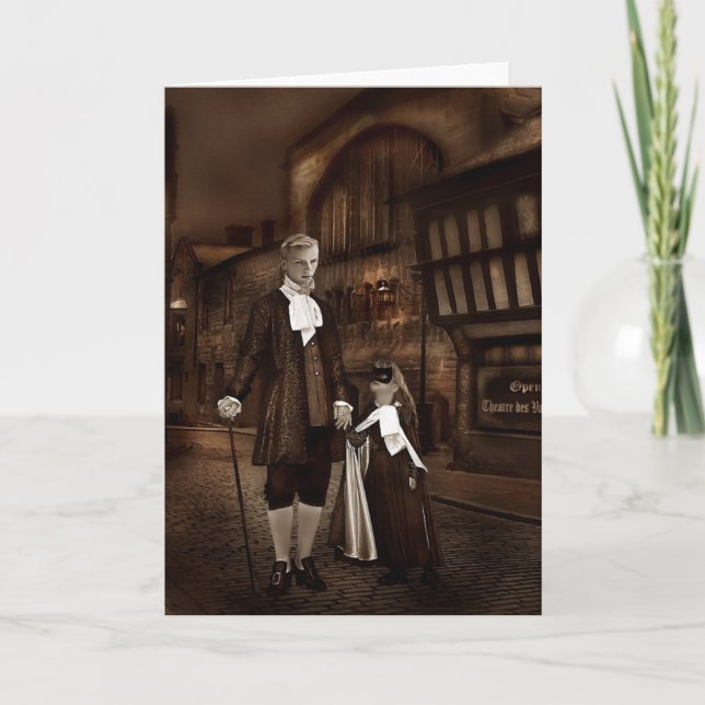 Vampire Greeting Card (Front)