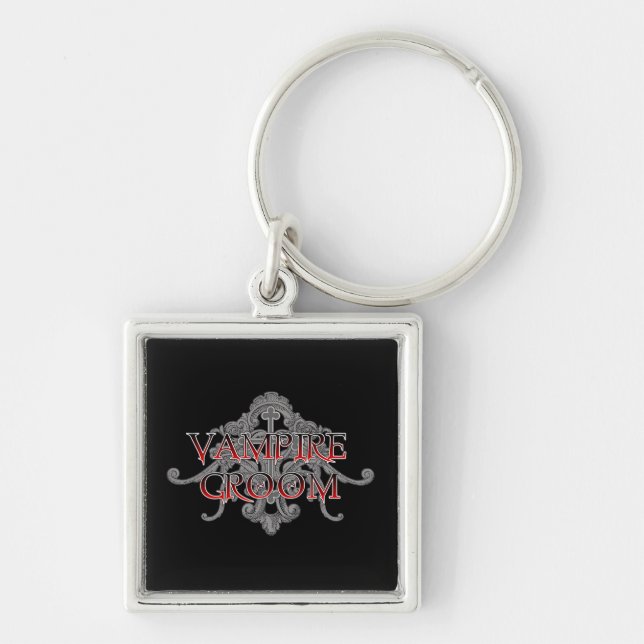 Vampire Groom Keychain (Front)