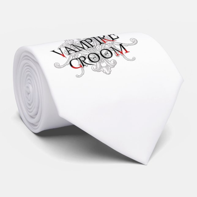 Vampire Groom Tie (Rolled)
