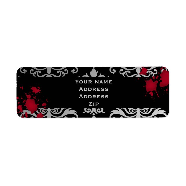 Vampire Halloween mariage (Devant)