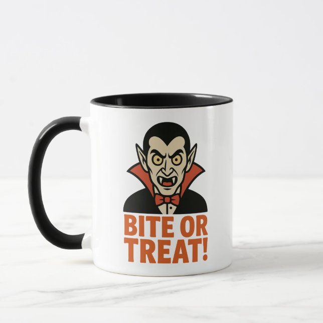 Vampire Halloween Mug (Left)