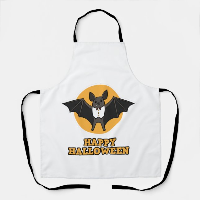Vampire Halloween Party - Happy Halloween Apron (Front)