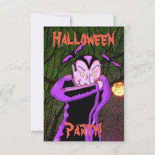 Vampire Halloween Party Invitation
