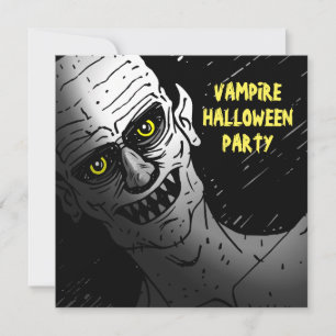 Vampire Halloween Party Invitation