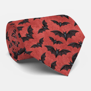 Vampire Halloween Pattern  Tie