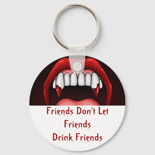 Vampire Halloween Teeth Keychain