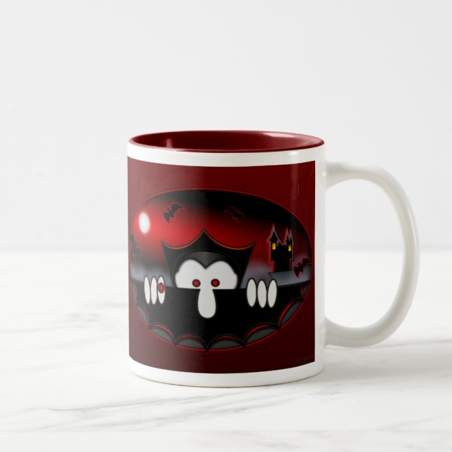 Vampire Kilroy- Red Mug (Right)