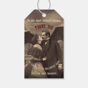 Vampire Kiss Vintage Dracula Halloween Gift Tags