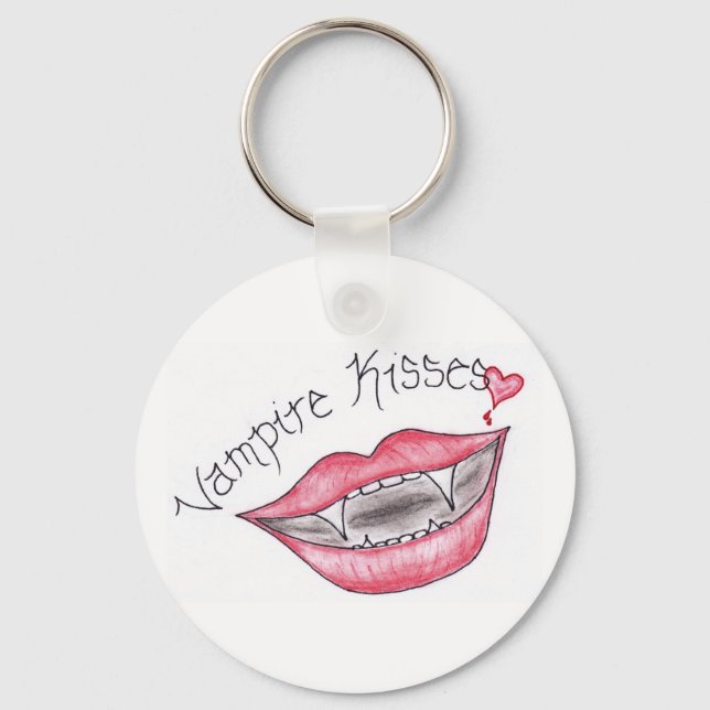 Vampire Kisses Keychain (Front)