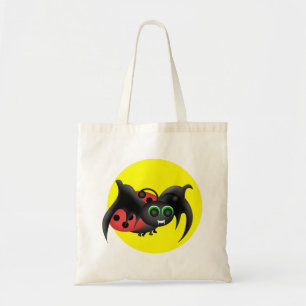 Vampire Ladybug Bat Tote Bag