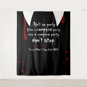 Vampire Lair Party Don't Stop Halloween Backdrop Tapestry