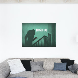 Vampire Nosferatu Green Horror Thriller Canvas Print