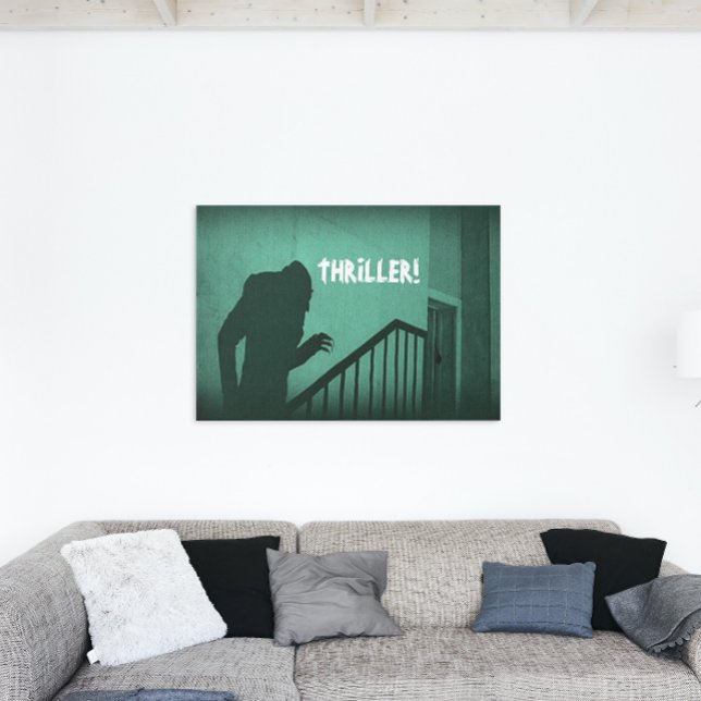 Vampire Nosferatu Green Horror Thriller Canvas Print (Creator Uploaded)
