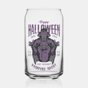 Vampire Nuit Halloween Verre - Gothique Violet