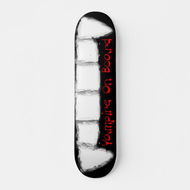 Vampire On Board Skateboard (Front)