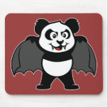 Vampire Panda Mouse Pad<br><div class="desc">This vampire panda is too cute! With his fangs and cape this design makes an excellent Halloween present or anyone who likes vampires. Great gift ideas here for your friends and family.</div>