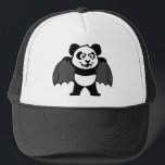 Vampire Panda Trucker Hat<br><div class="desc">This vampire panda is too cute! With his fangs and cape this design makes an excellent Halloween present or anyone who likes vampires. Great gift ideas here for your friends and family.</div>