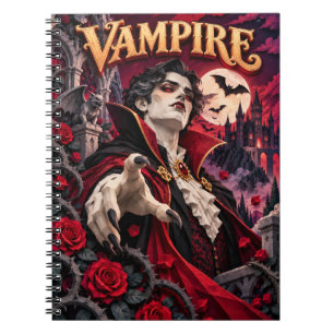 Vampire, Paper Cut Monster Notebook