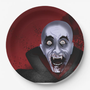 Vampire  paper plate