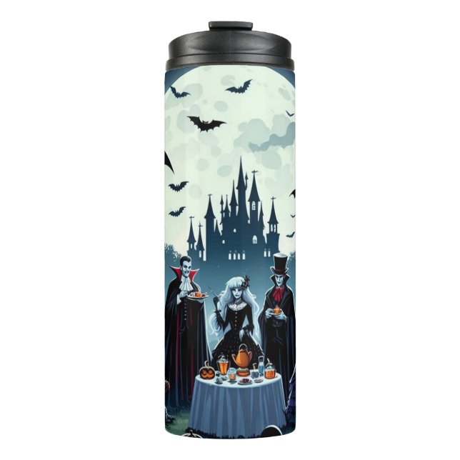 Vampire Party Halloween Thermal Tumbler (Front)