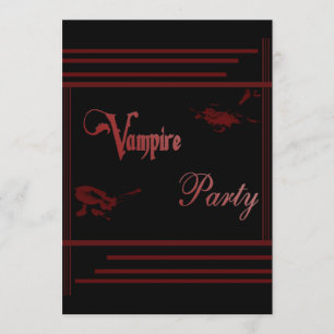 Vampire Party Invitation