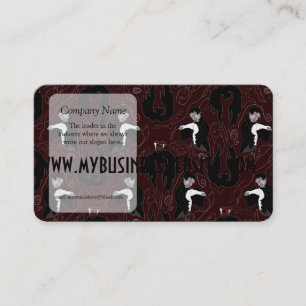 Vampire Pattern Business Card
