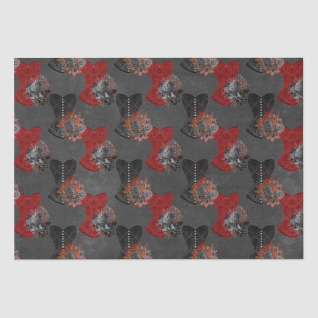 Vampire Pattern Tissue Paper (Front)