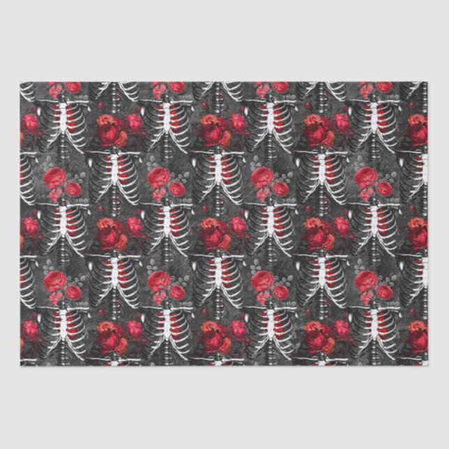 Vampire Pattern Tissue Paper (Front)