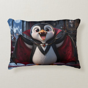 Vampire penguin bed cushion/home decor accent pillow
