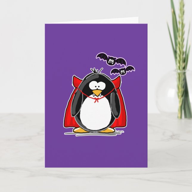 Vampire Penguin Card (Front)