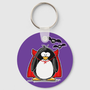 Vampire Penguin Keychain