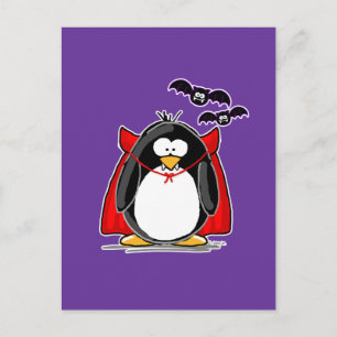 Vampire Penguin Postcard