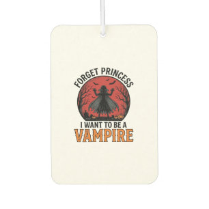 Vampire Princess Shirt Spooky Retro Halloween Desi Air Freshener