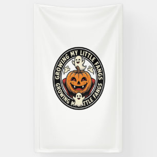 Vampire Pumpkin Badge Growing My Little Fangs_1 Banner
