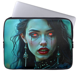 Vampire Queen: Dark Allure Art Laptop Sleeve
