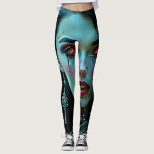Vampire Queen: Dark Allure Art Leggings