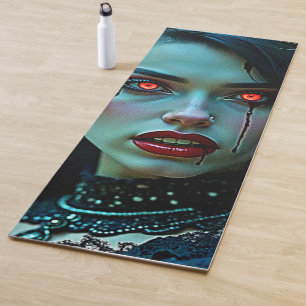 Vampire Queen: Dark Allure Art Yoga Mat