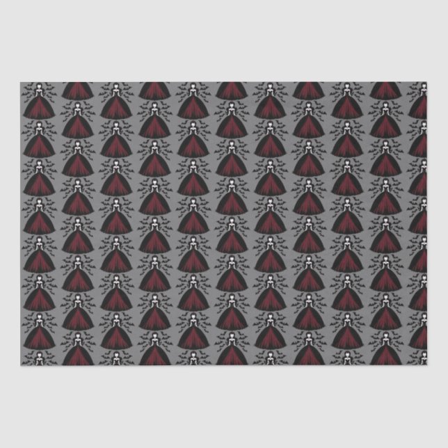 Vampire Queen Tissue Paper (Front)